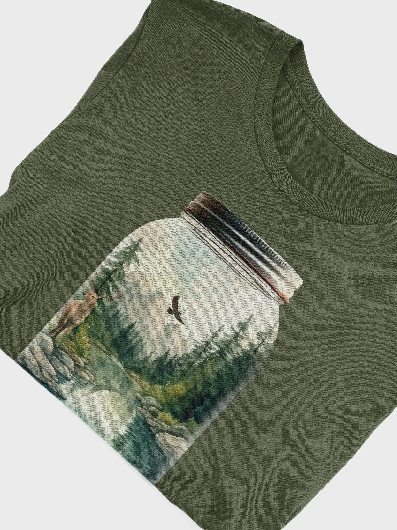 Wilderness Mason Jar Forest T-Shirt product image (4)