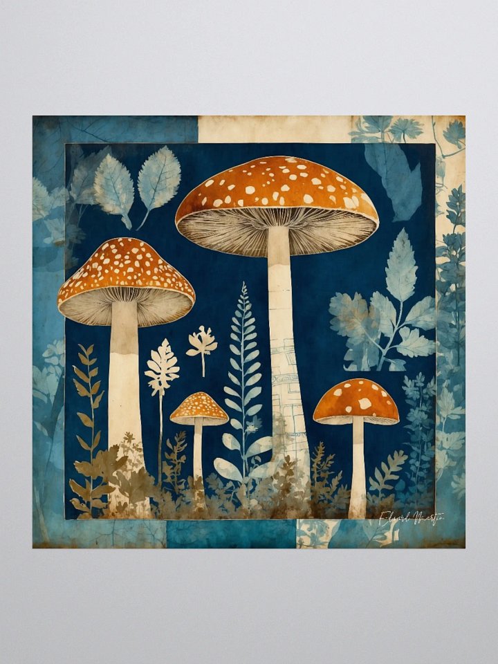 Vintage Mushroom Botanical Stickers product image (1)
