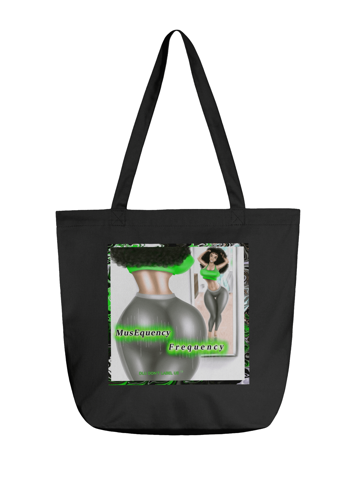 DLU DON’T LABEL US feat: MusEquency Reflection Tote product image (1)