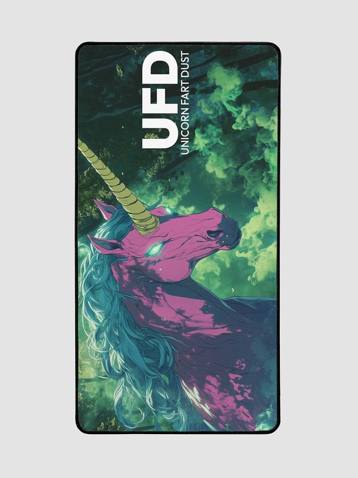Unicorn Fart Dust Desk Mat product image (2)