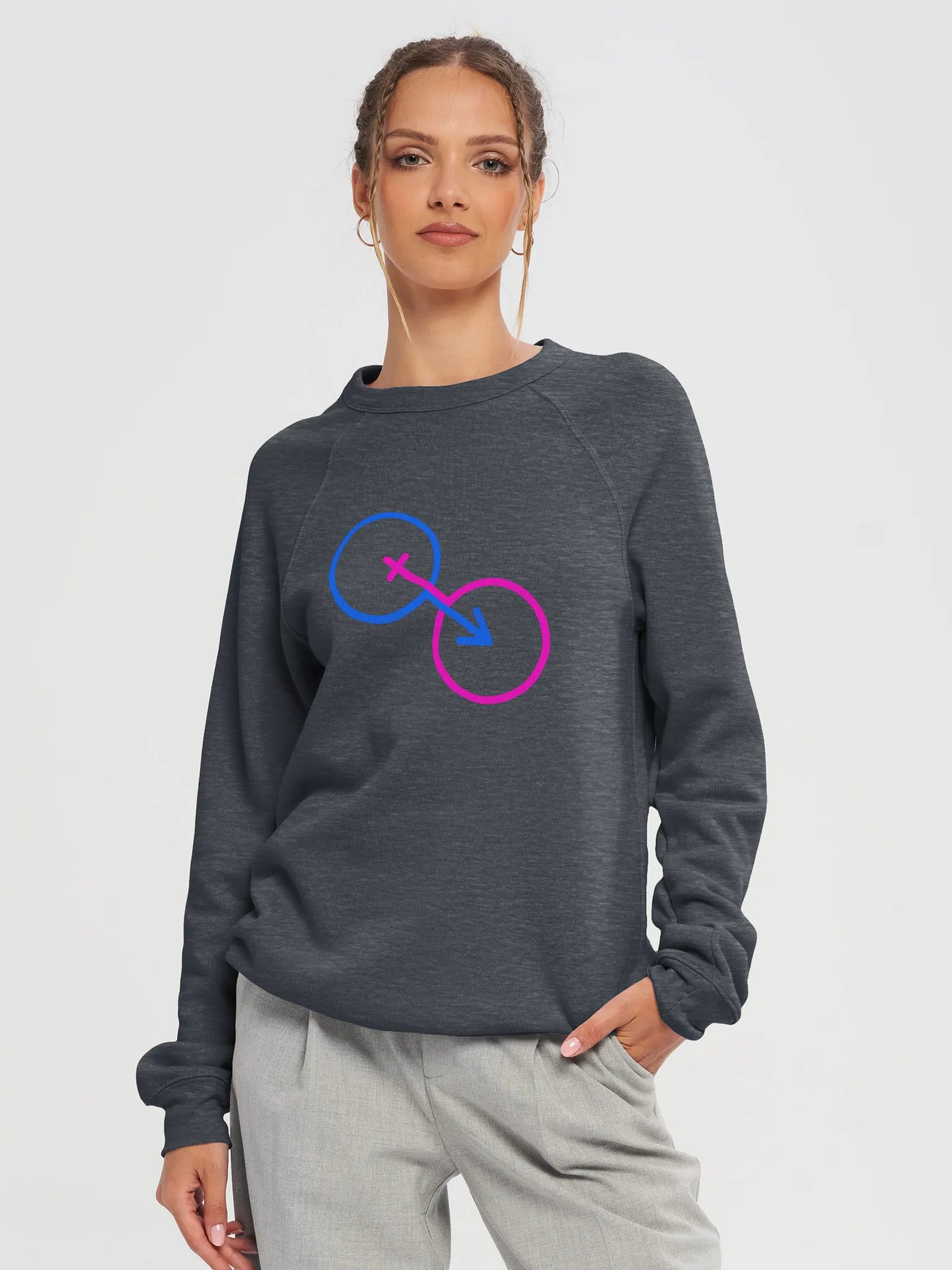 Two Genders Only Unisex Trendy Sponge Fleece Sweatshirt product image (4)