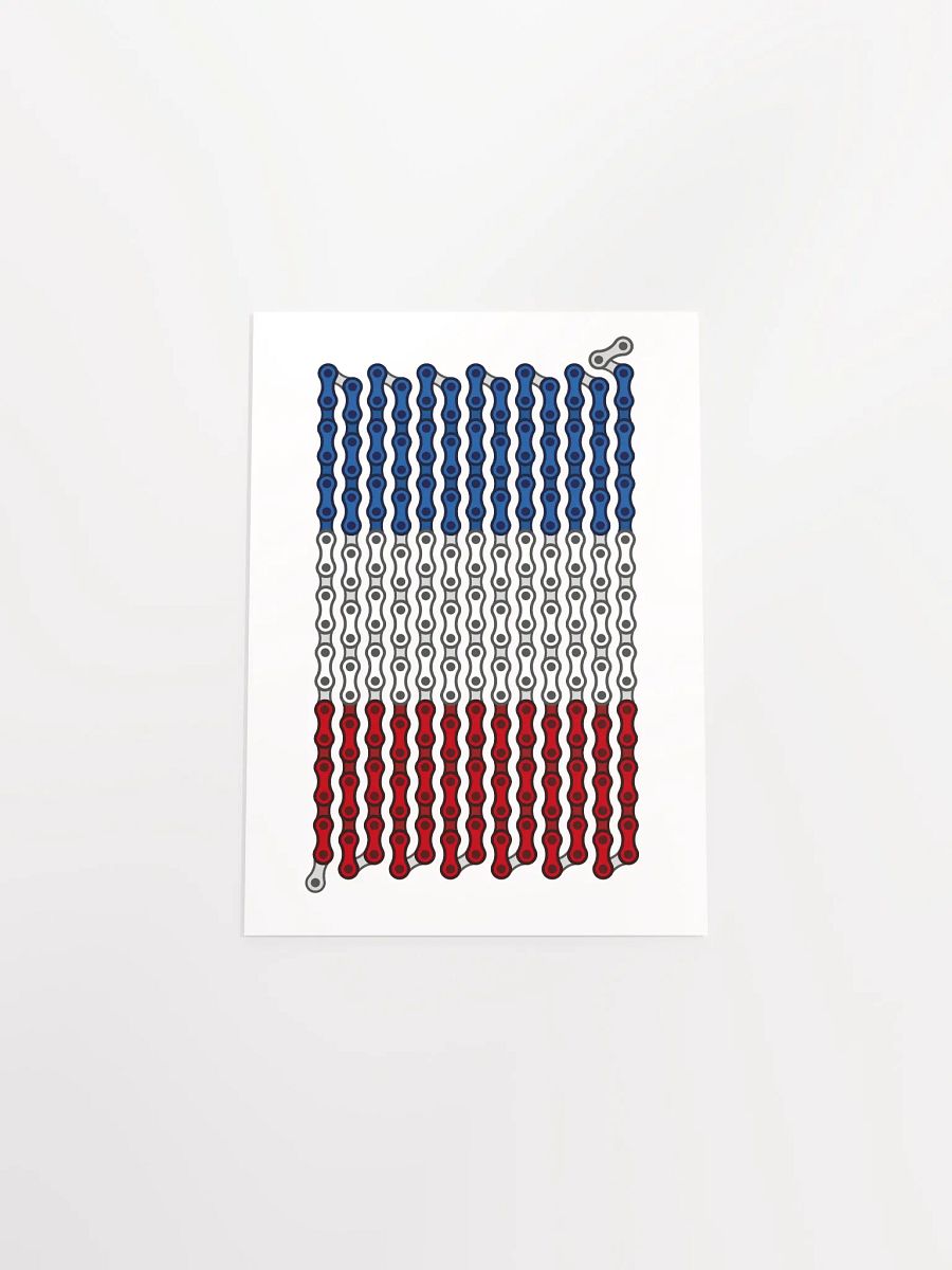 France Bike Chain Flag Poster product image (11)