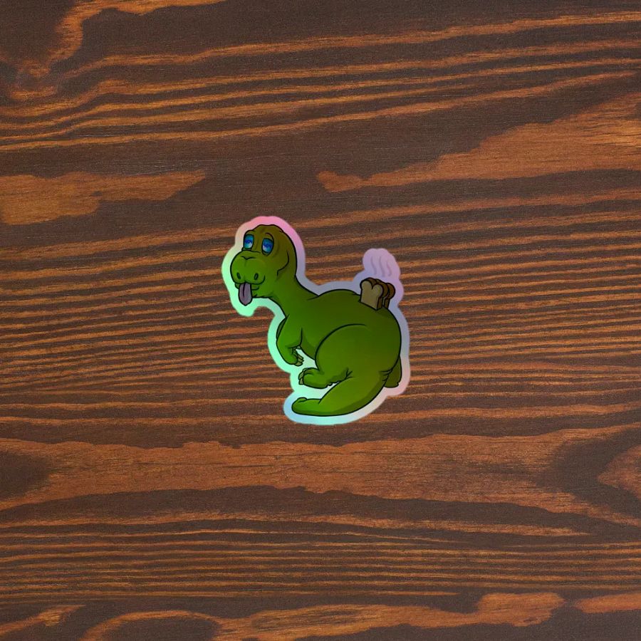 404 Toaster Dino Sticker (Holo) product image (3)