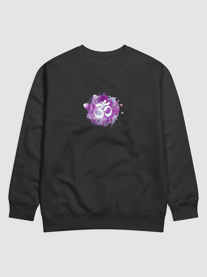 ॐ Cosmic Vibes Full Sleeve Sweatshirt – Embrace the Divine Energy product image (1)