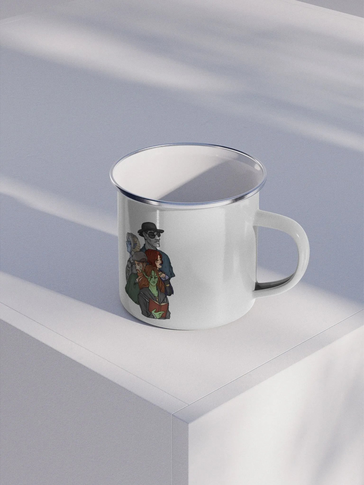The Long Rest | Enamel Mug product image (2)