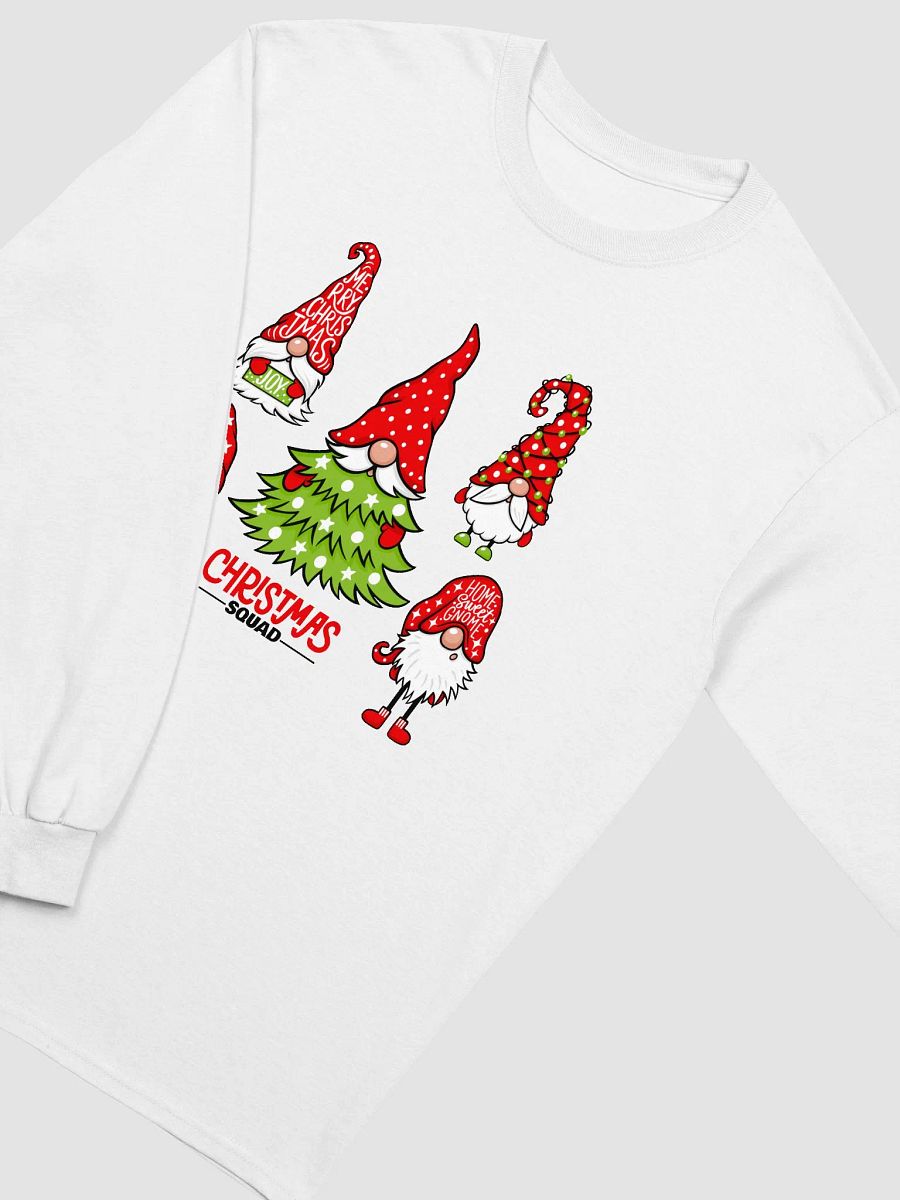 Gnome Christmas Squad Design Long Sleeve Shirt product image (12)
