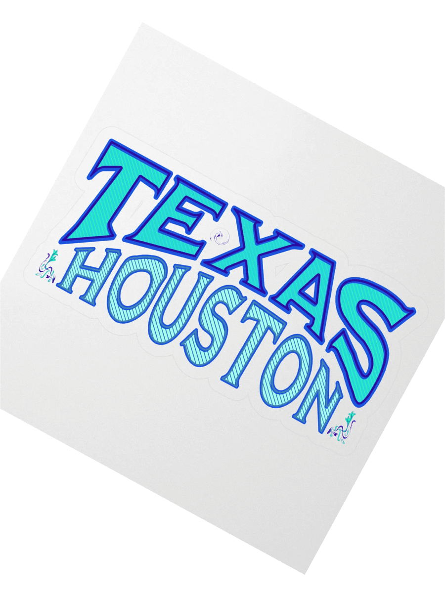 Dynamic Texas Houston Kiss-Cut Sticker product image (3)