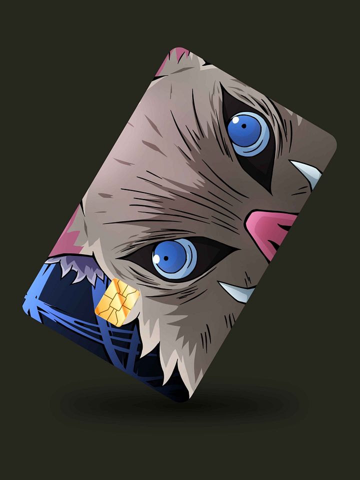 Peeking Inosuke Card Skin (Holographic) product image (1)