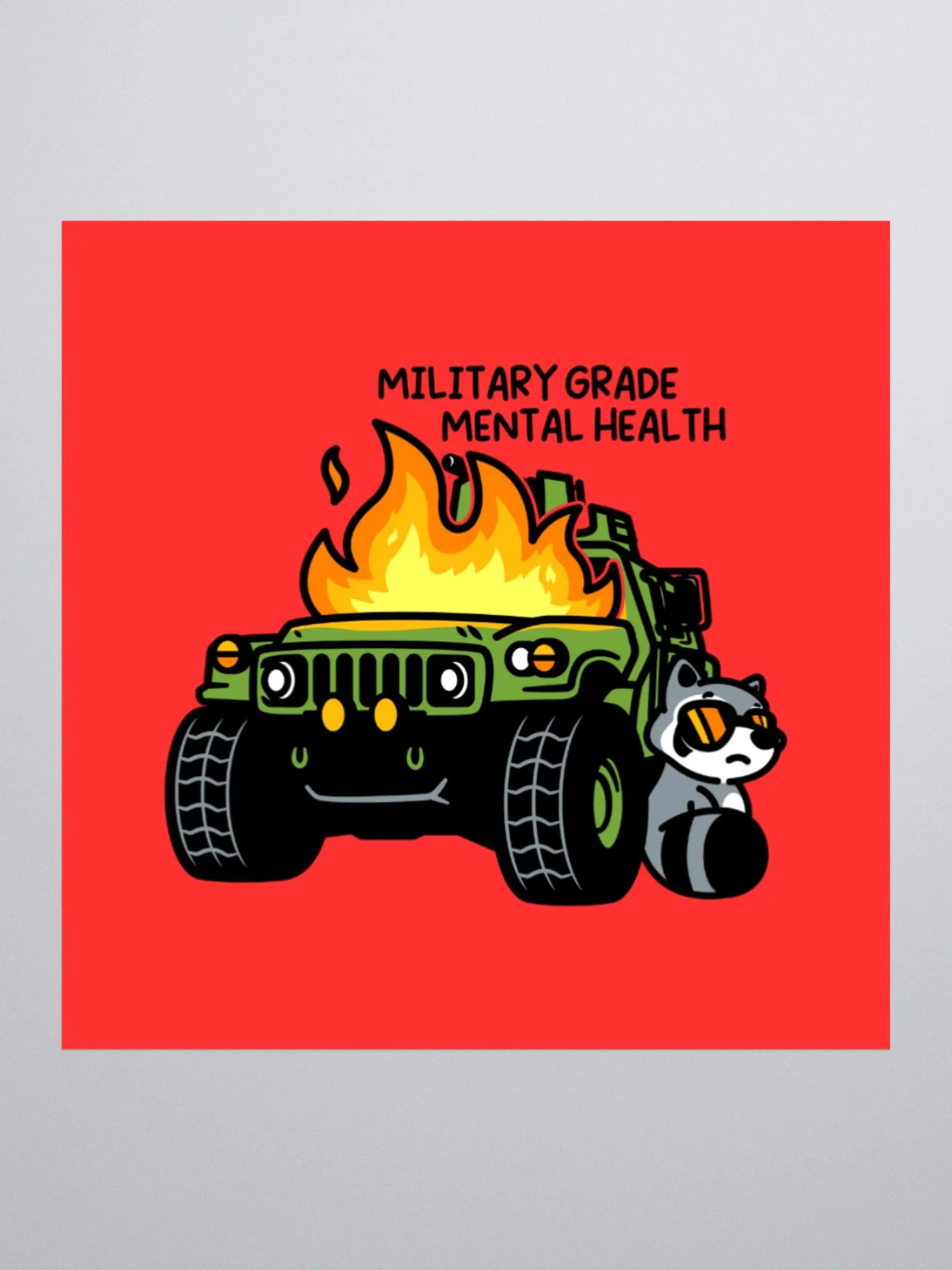 Military Grade Mental Health Sticker product image (1)