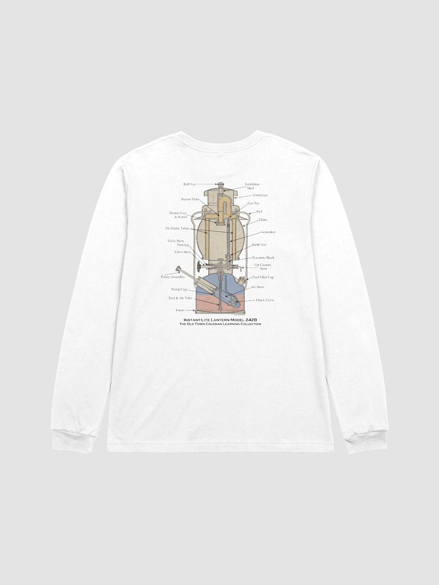 Coleman Learning Lantern Remastered Art: LS Tee w/logo product image (2)