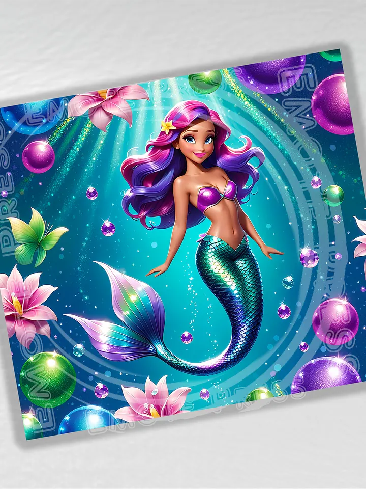 Mermaid Princess 20 oz Stainless Steel Tumbler - V3 product image (2)
