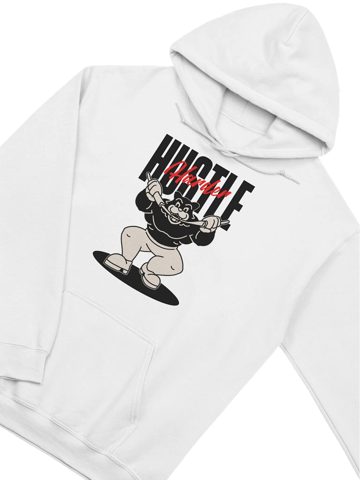 Hustle Harder Hoodie | Motivational Gym & Grind Sweatshirt for Go-Getters product image (2)