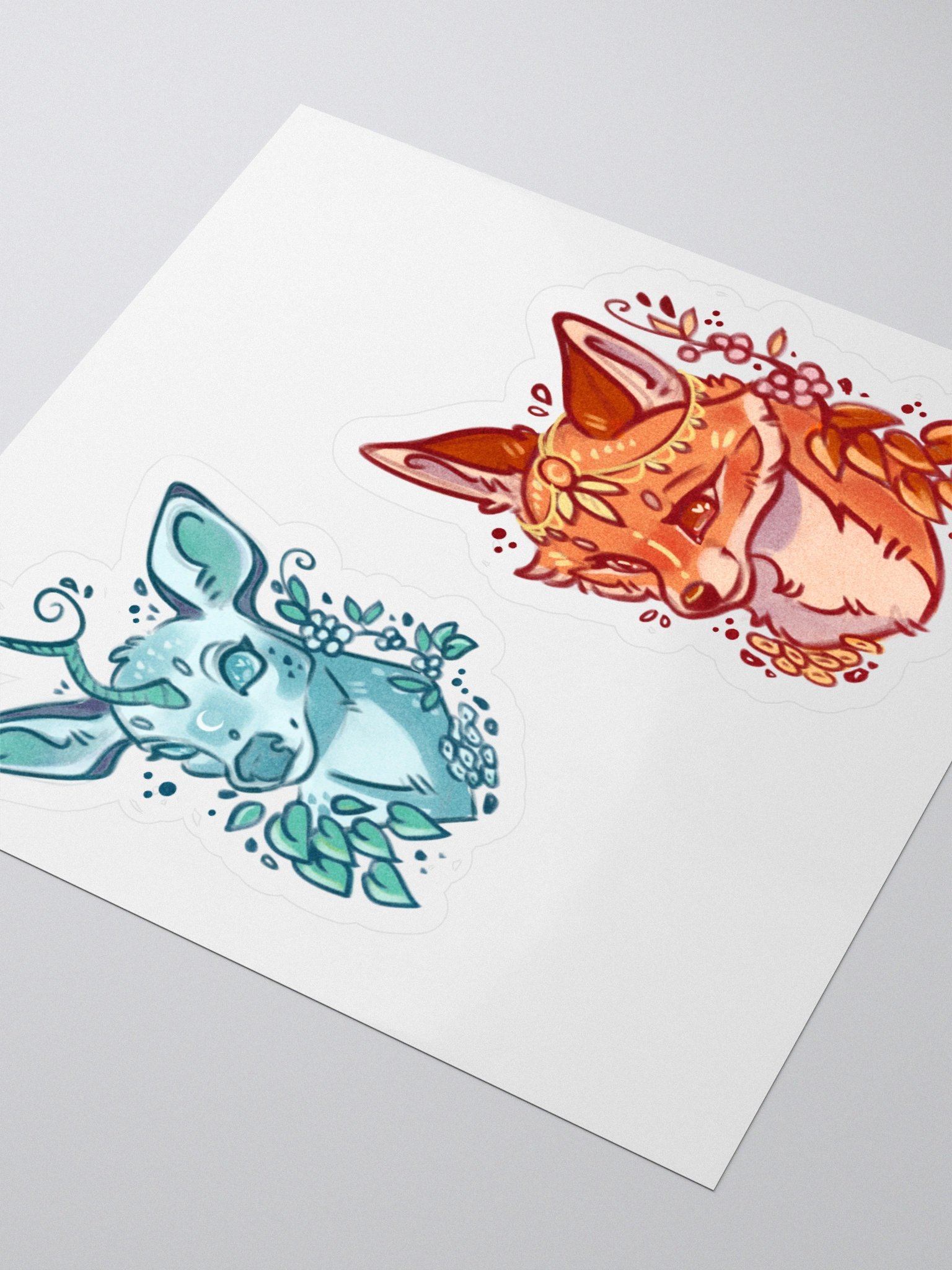 Forest path | Kiss-cut sticker sheet product image (3)