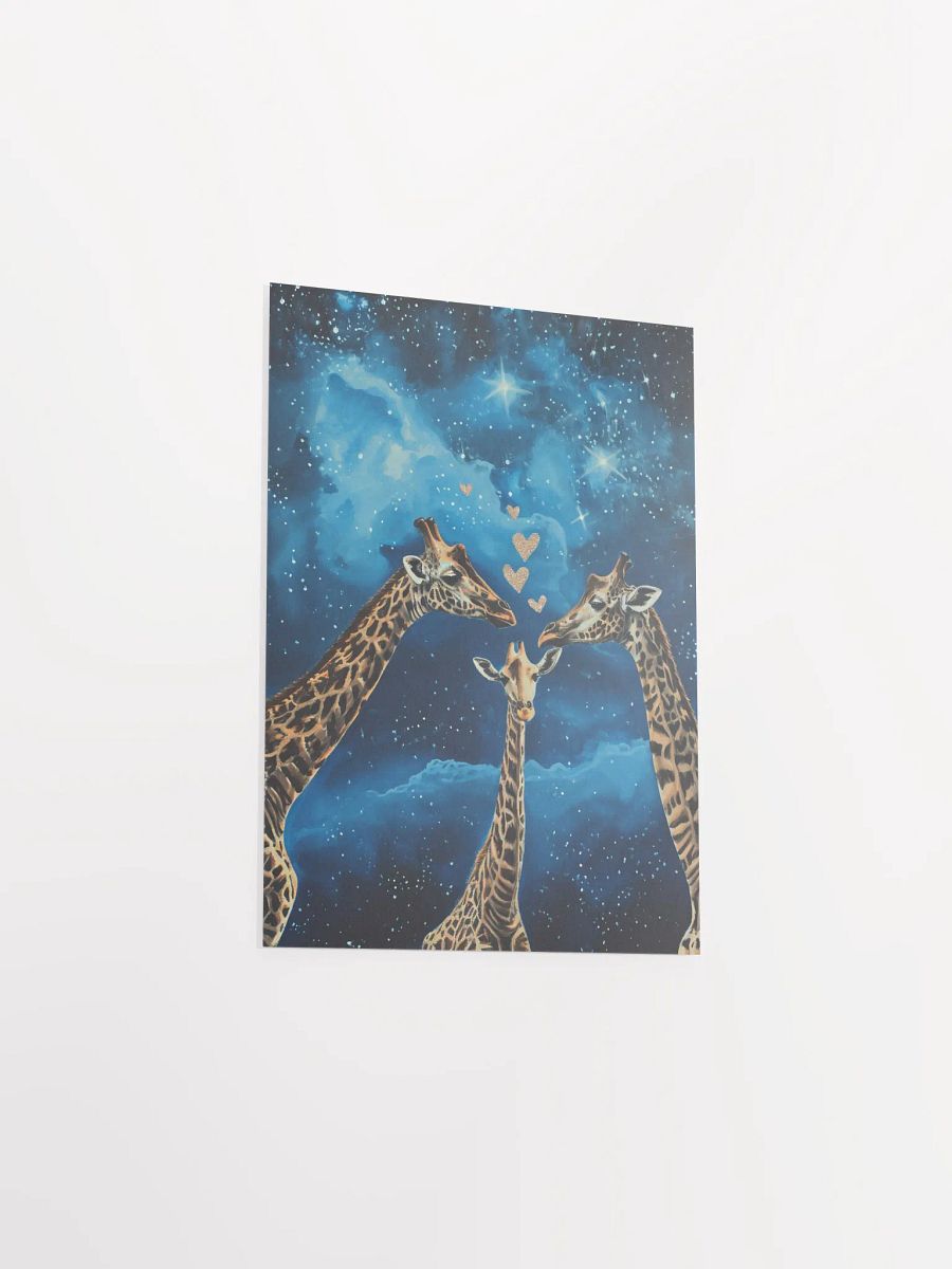 Cosmic Giraffe Affection Poster product image (6)