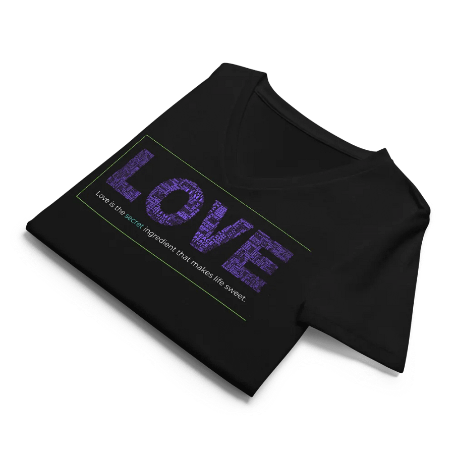Sweet Love Relaxed V-Neck Tee product image (59)