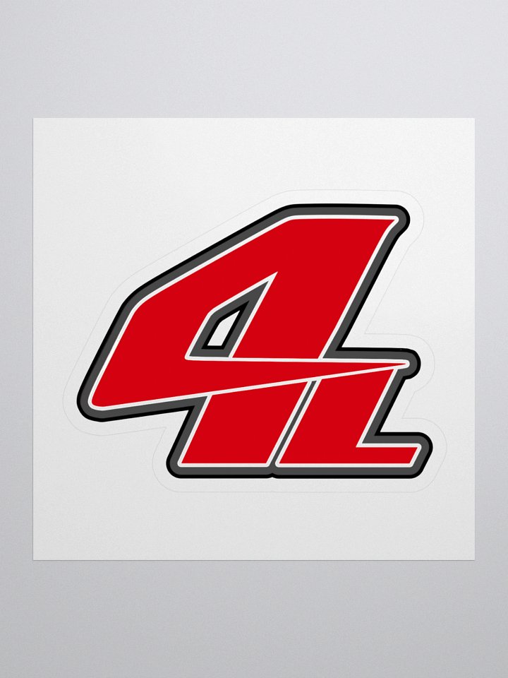 4L Red and Black Sticker product image (1)