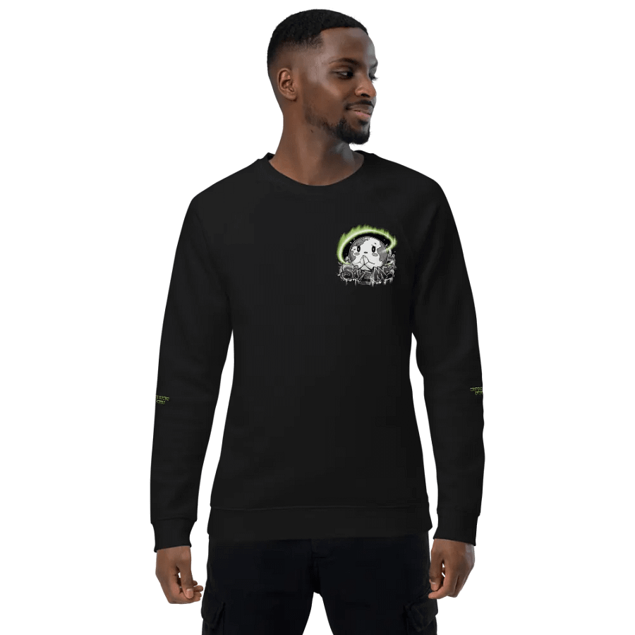 Believe in the Impact of Your Actions 'Save Me' SOL'S Unisex Organic Raglan Sweatshirt | Sustainable Comfort with a Message product image (3)
