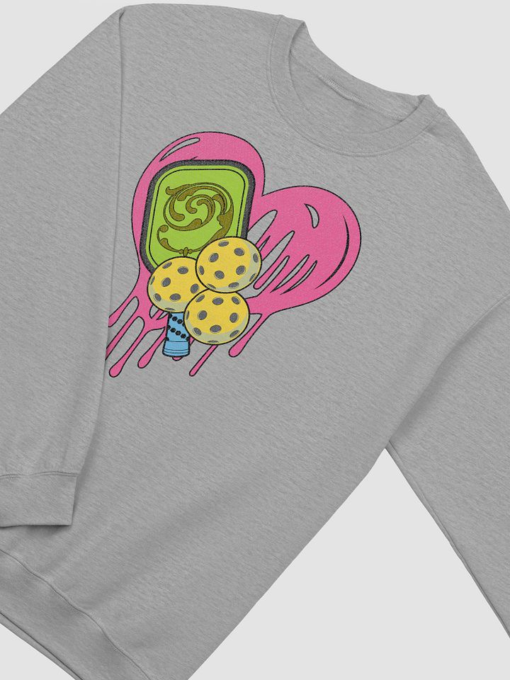Heart Pickleball Melting Love Crewneck Sweatshirt product image (16)