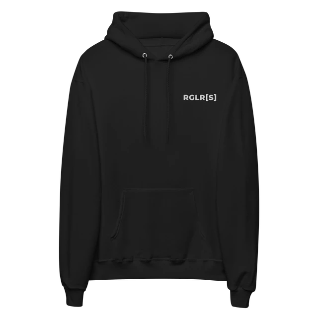 The Regulars Black Hoodie - White Embroidery product image (1)