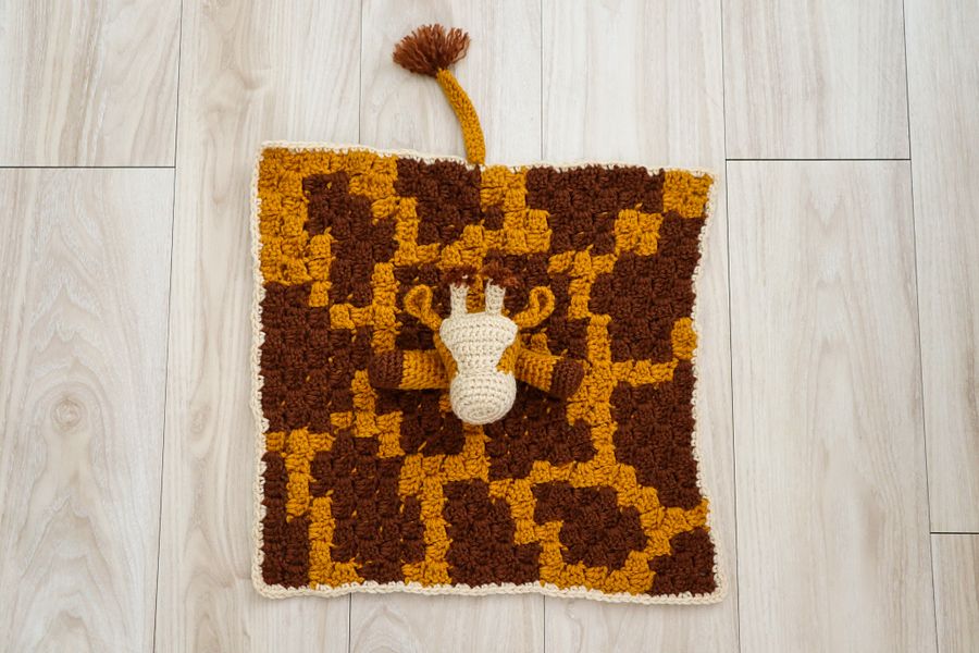 Jerry The Giraffe Lovey - Crochet Blanket Pattern product image (5)