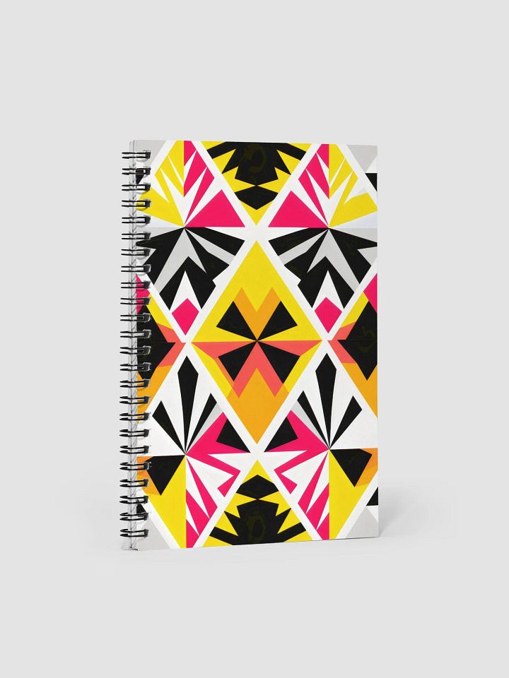 Kaleidoscopic Geometric Dreams Spiral Notebook product image (1)