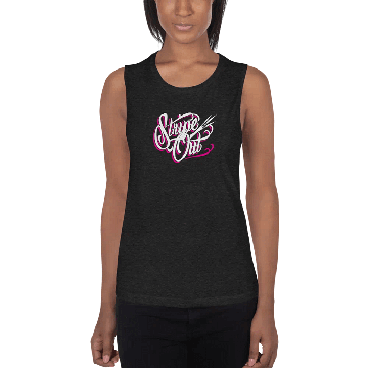 Ladies’ Muscle Tank - Stripeout product image (1)