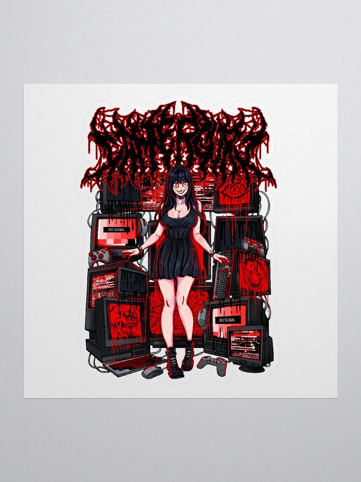 METAL GAMER GURL STCIKER!! product image (2)
