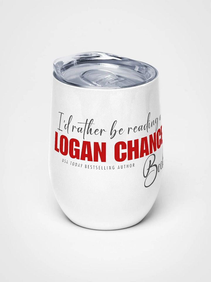 Rather Be Reading Wine Tumbler product image (1)