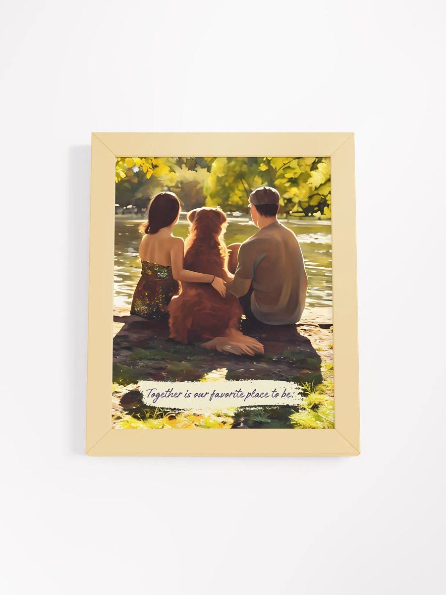 YOUR VALENTINE! / FRAMED HIGH-QUALITY MATTE POSTER / DIGITAL ART / ALL SIZES product image (2)