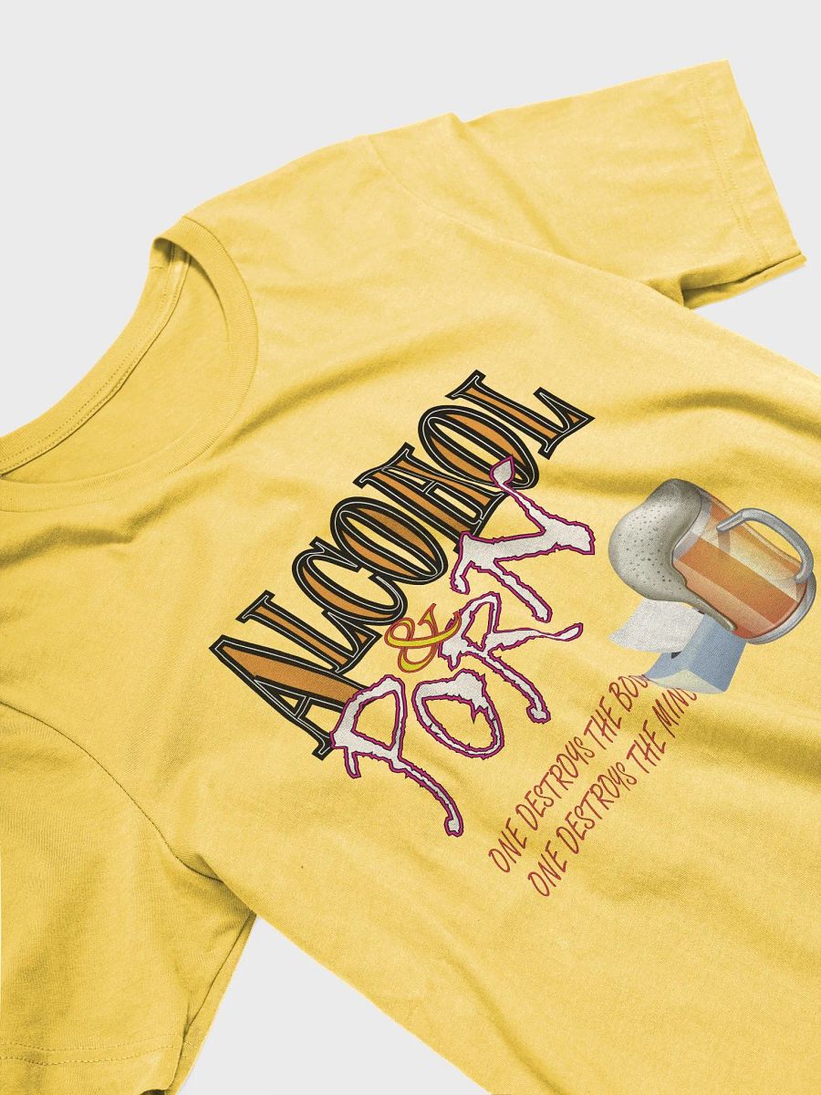 Alcohol & Porn - Bella+Canvas Supersoft T-Shirt product image (3)