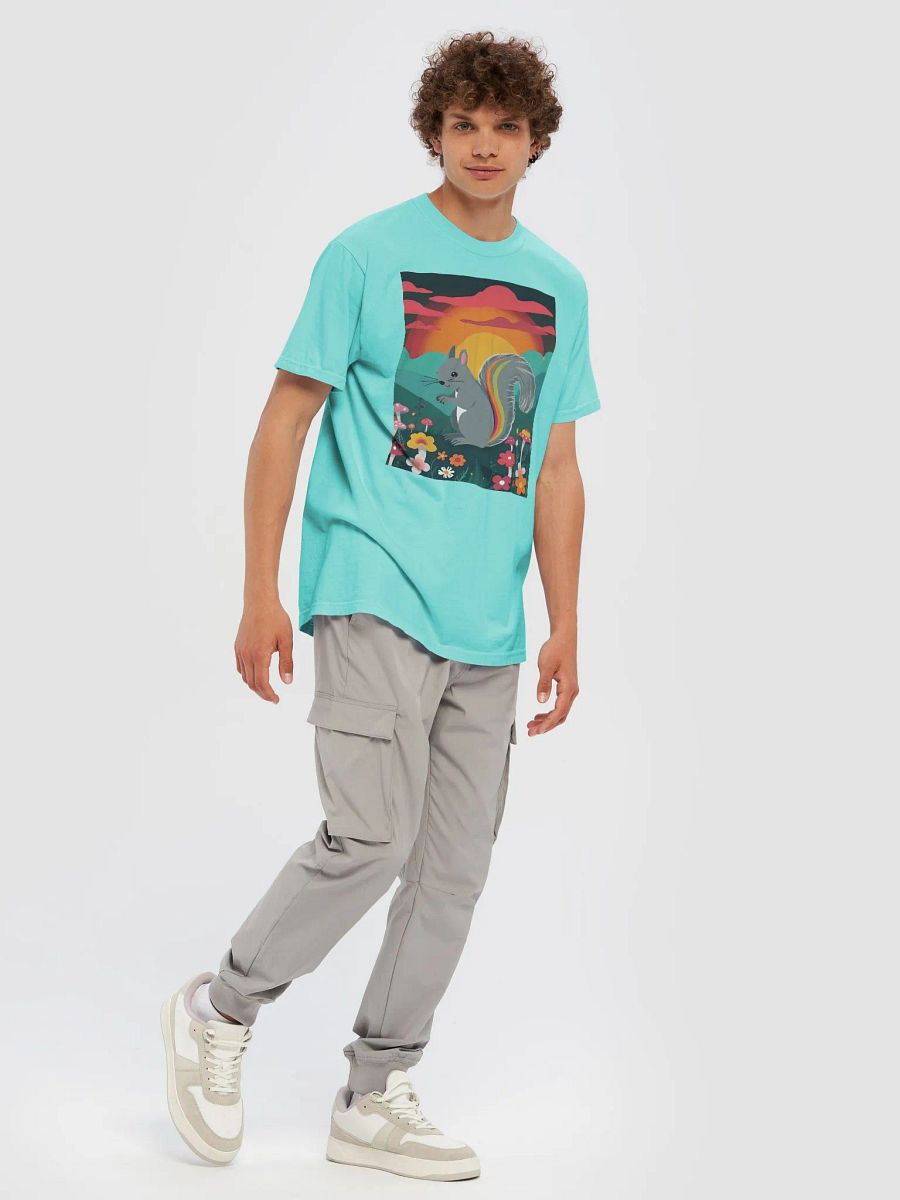 Vintage Comfort: Garment-Dyed Cotton Tee product image (7)