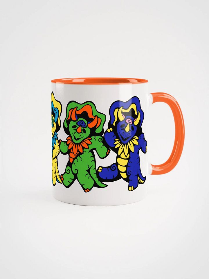 Dancing Dinos Colorful Mug product image (1)
