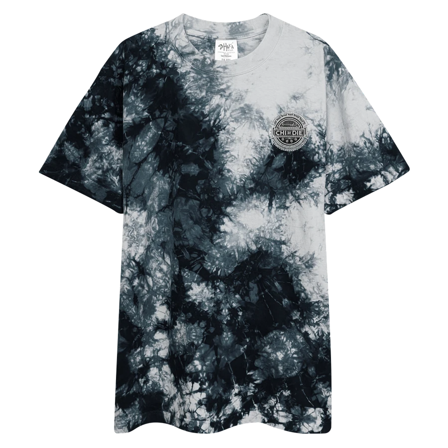 CHI or DIE Black&White Tie-Dye Overside T-shirt product image (4)