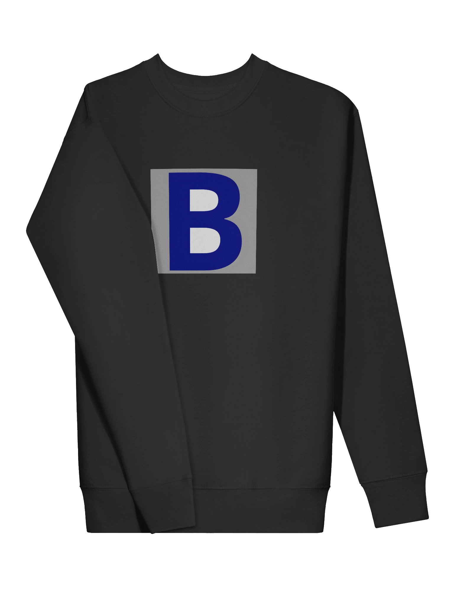 Bold Blue Letter 'B' Premium Sweatshirt product image (25)