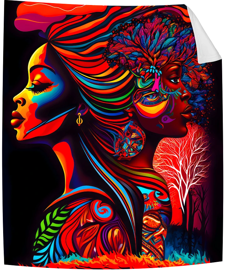 African Art Design Art of Africa Throw Blanket product image (1)
