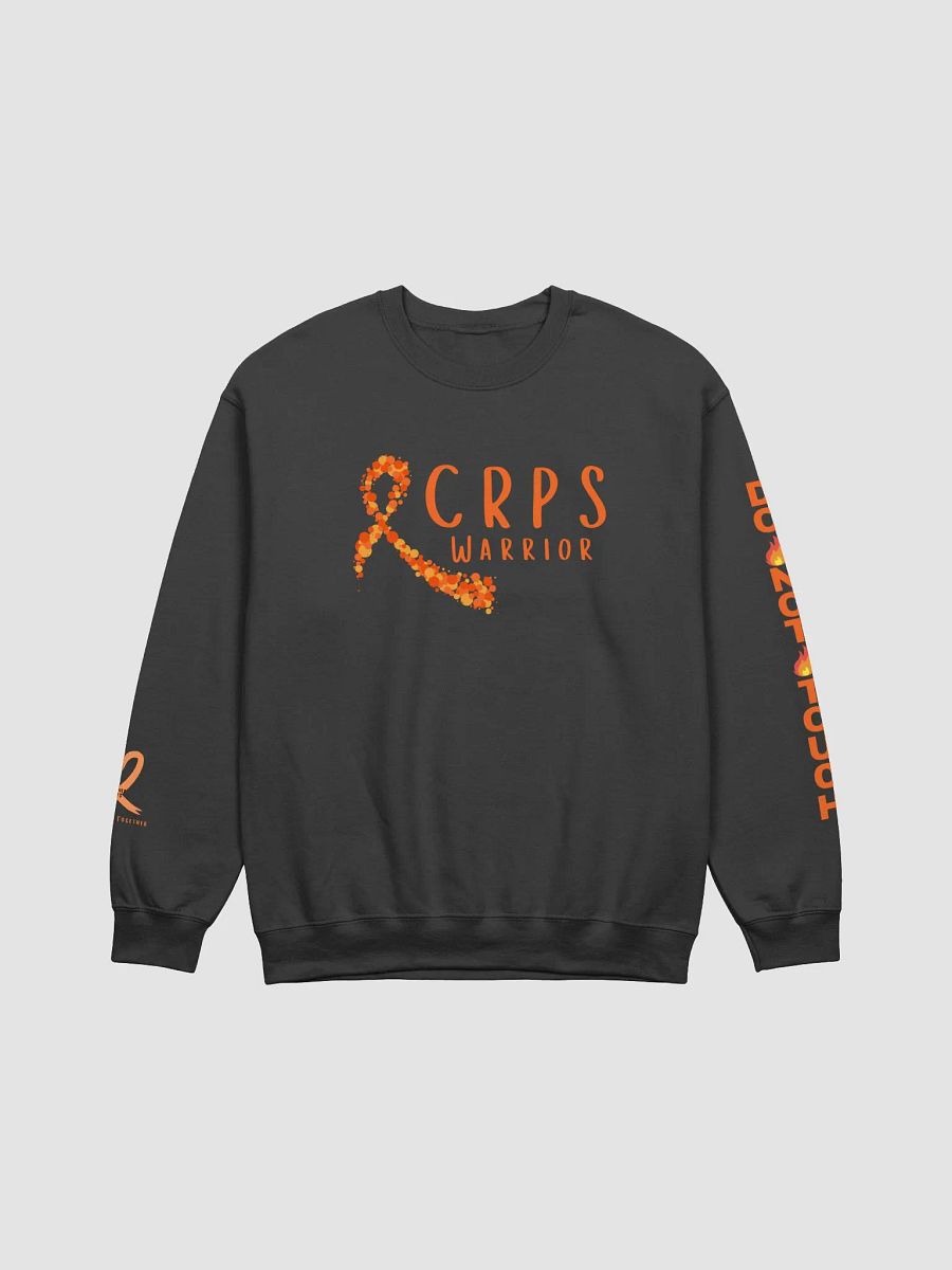 CRPS Warrior Bubble Ribbon Do Not Touch LEFT Arm Crewneck Sweatshirt (Unisex) product image (1)