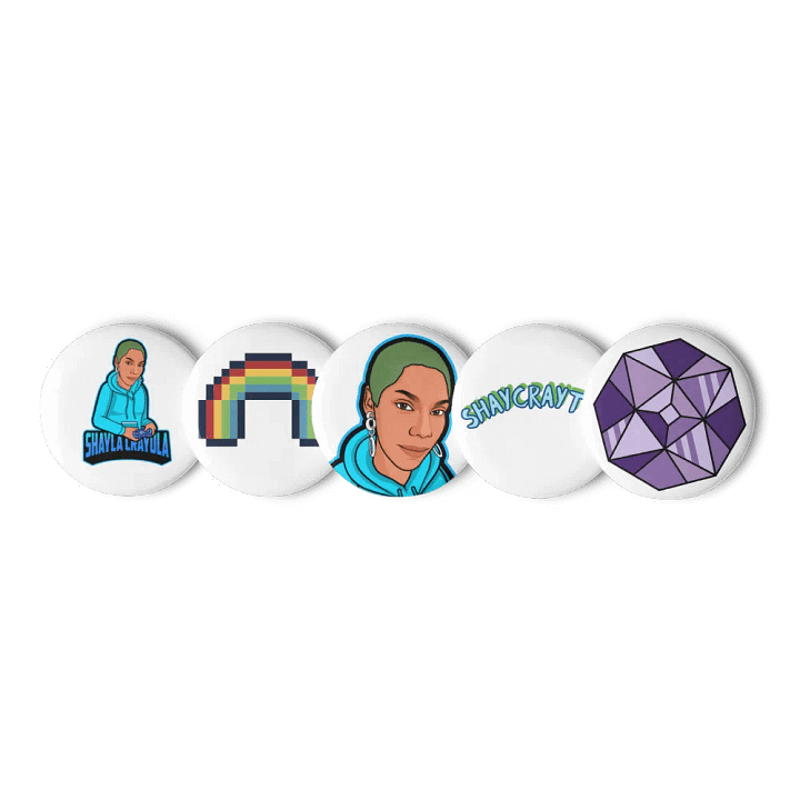 Gamer Chic Pin Button Set product image (1)