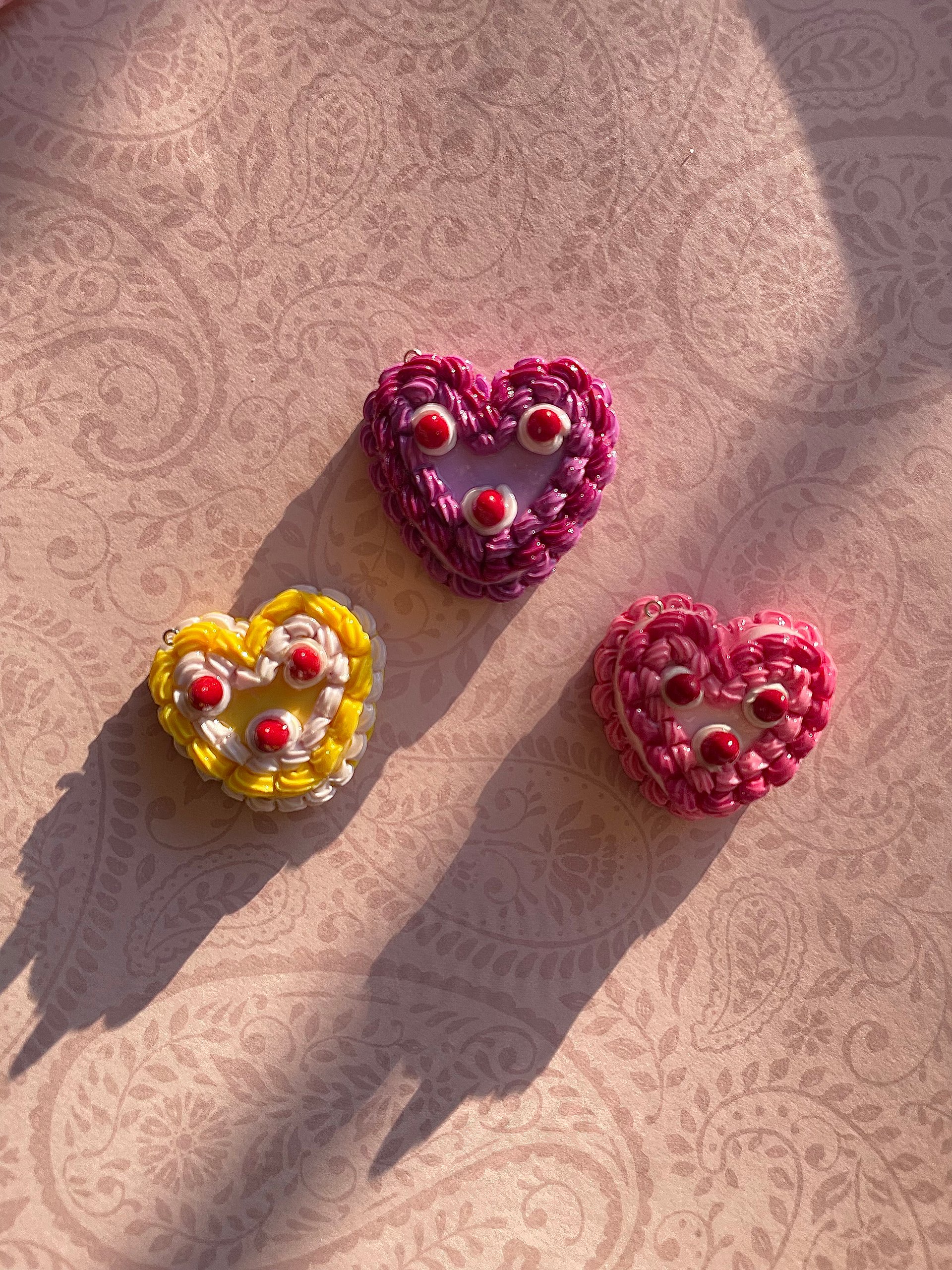 Butterfly Blossom - Coquette Heart Cake Keychain product image (4)