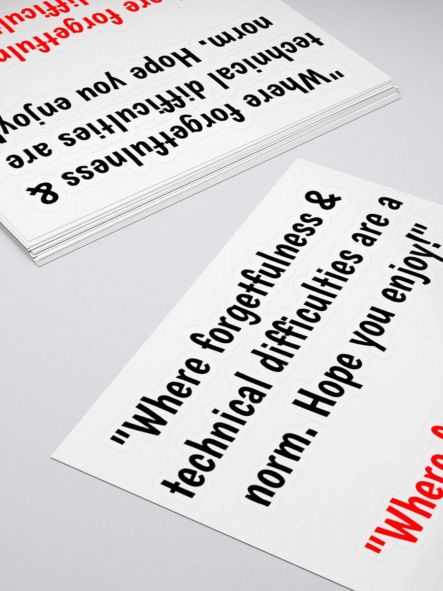 Black & Red Jeeper Quote Stickers product image (10)