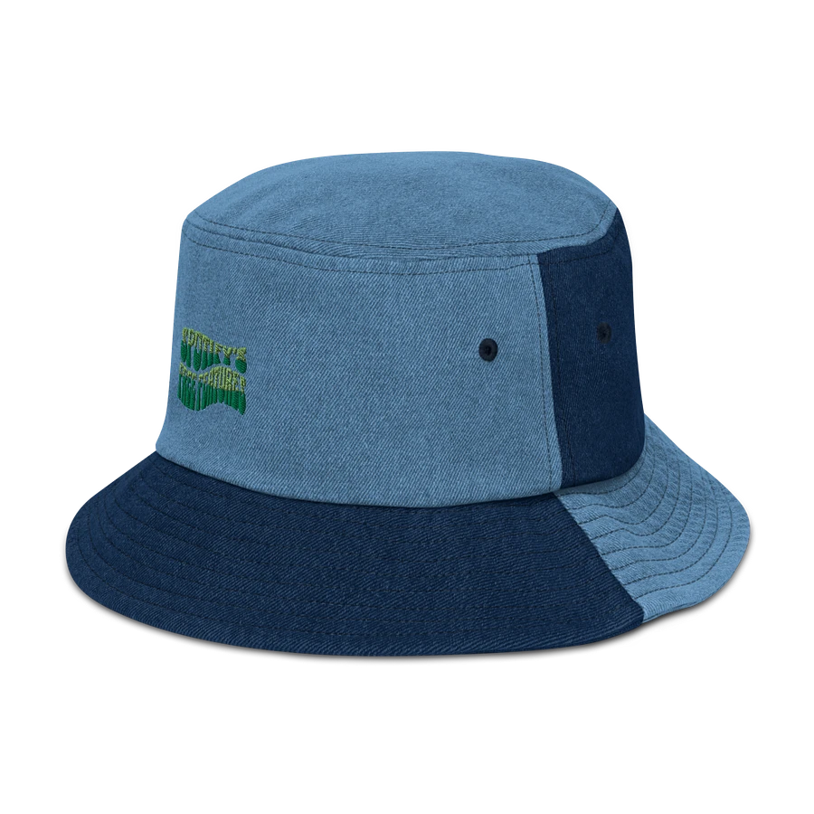 Spotify's Free Features - Colored | Tall Font ( Denim Bucket Hat) product image (17)