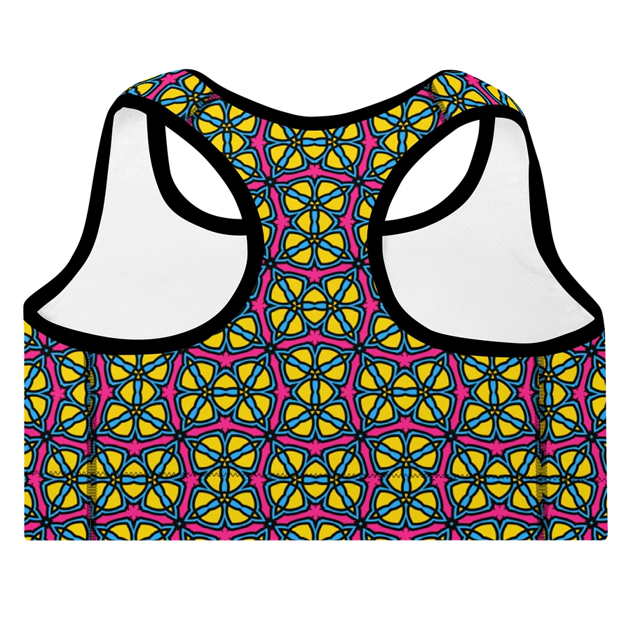 Pan Abstract (3) - Padded Sports Bra product image (4)