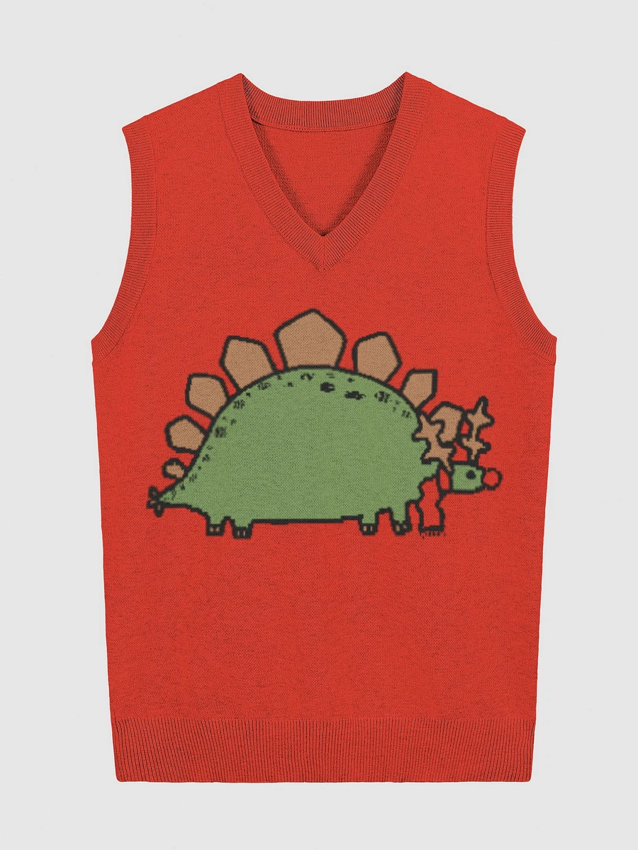 Rudolph The Stegosaurus Red Knitted Vest product image (4)