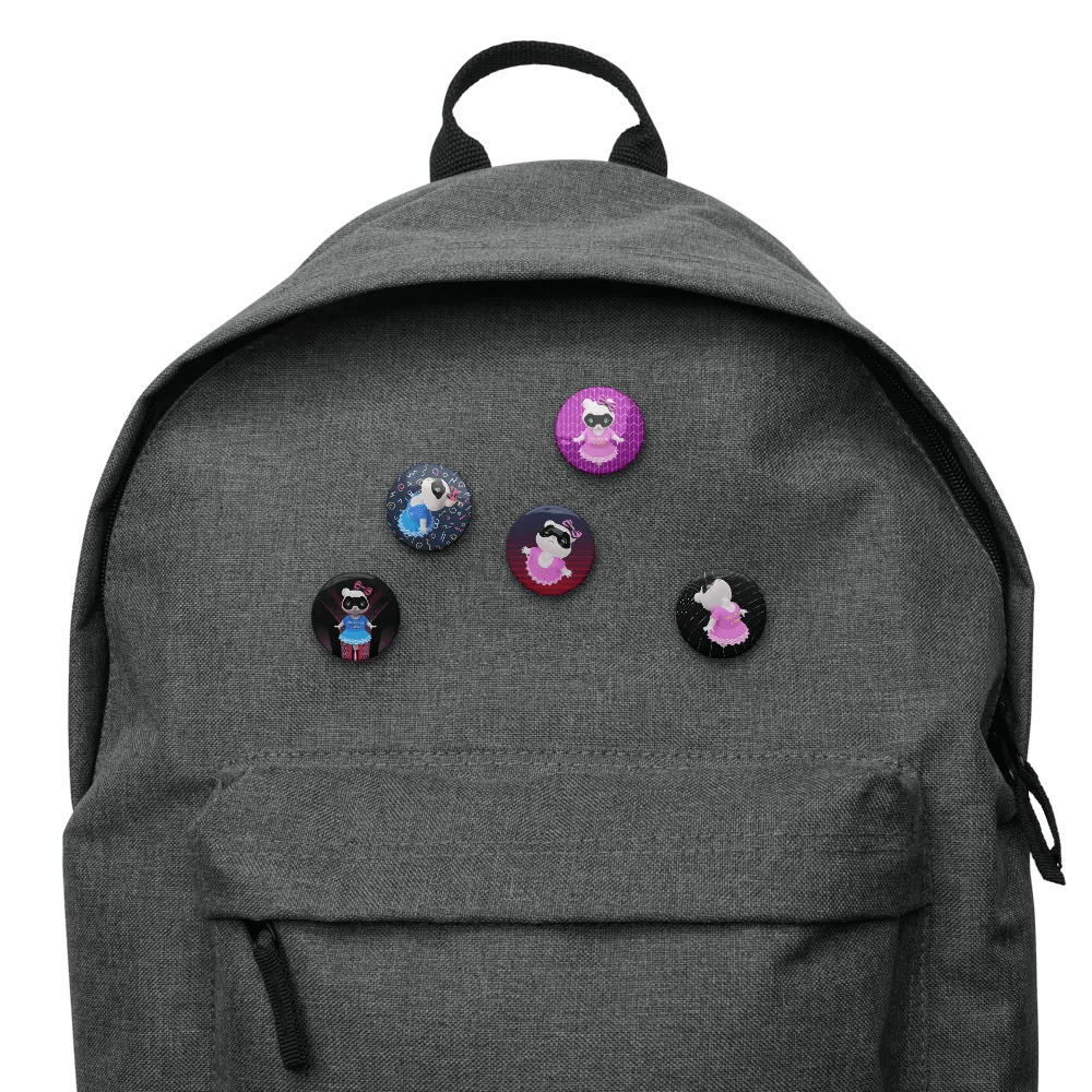 Robot Lila (set of pin buttons) product image (10)