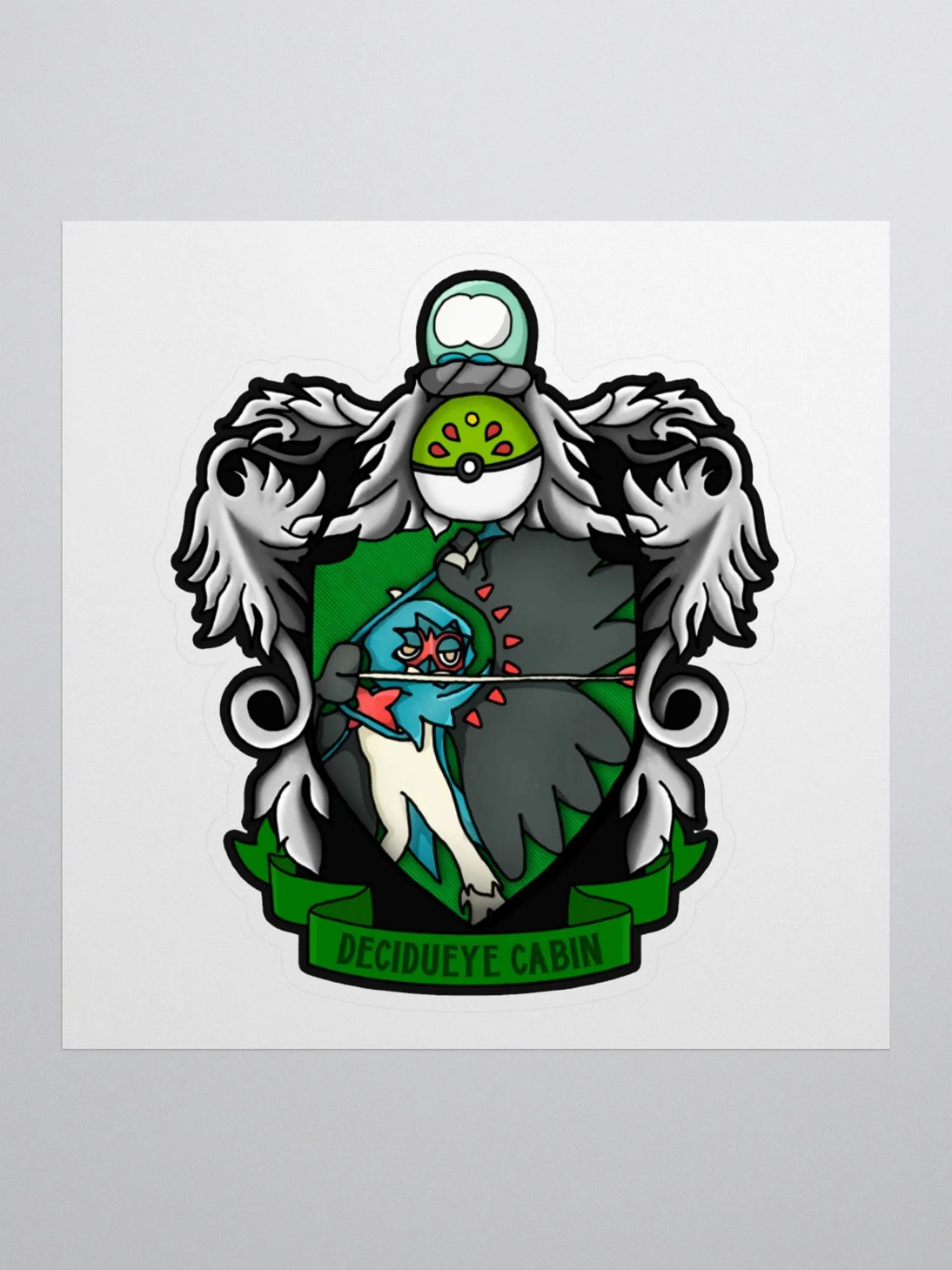 Owl Cabin Badge Sticker product image (3)