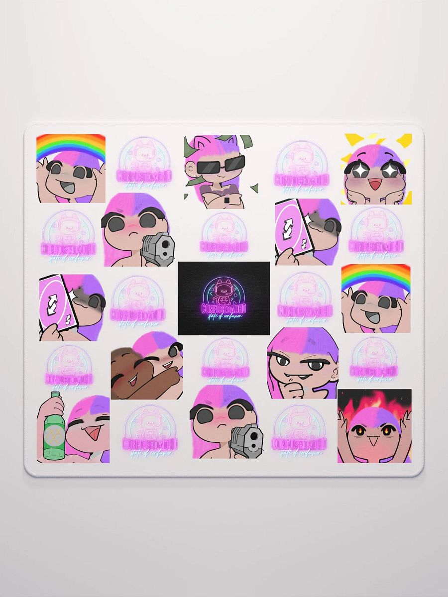 CADHD Logo+Emote Mousepad product image (2)