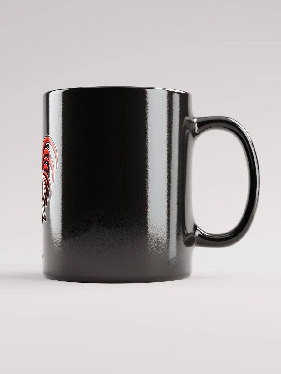 Rusty Rooster Coffee Mug in Black (Cigar-Free Edition) product image (6)