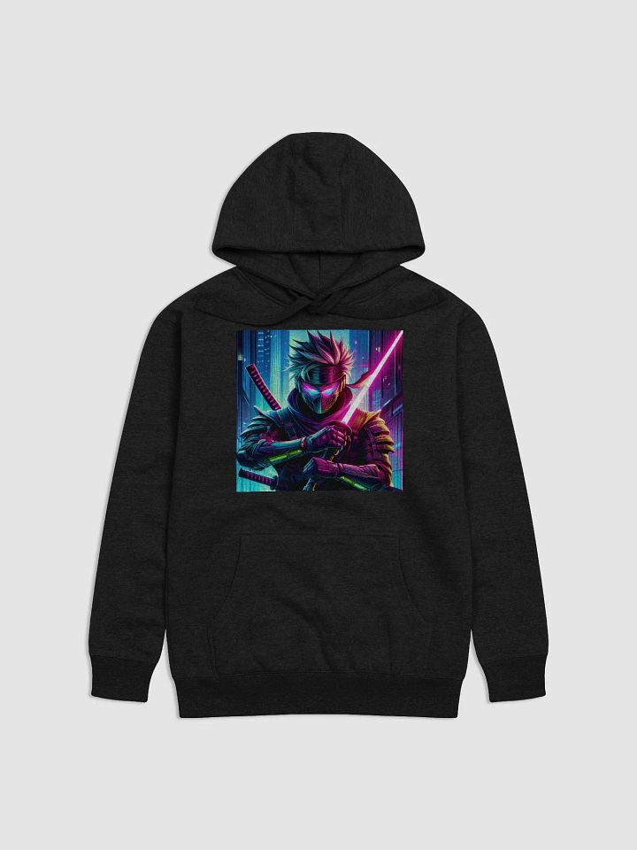 Neon Cyber Ninja Premium Hoodie product image (1)
