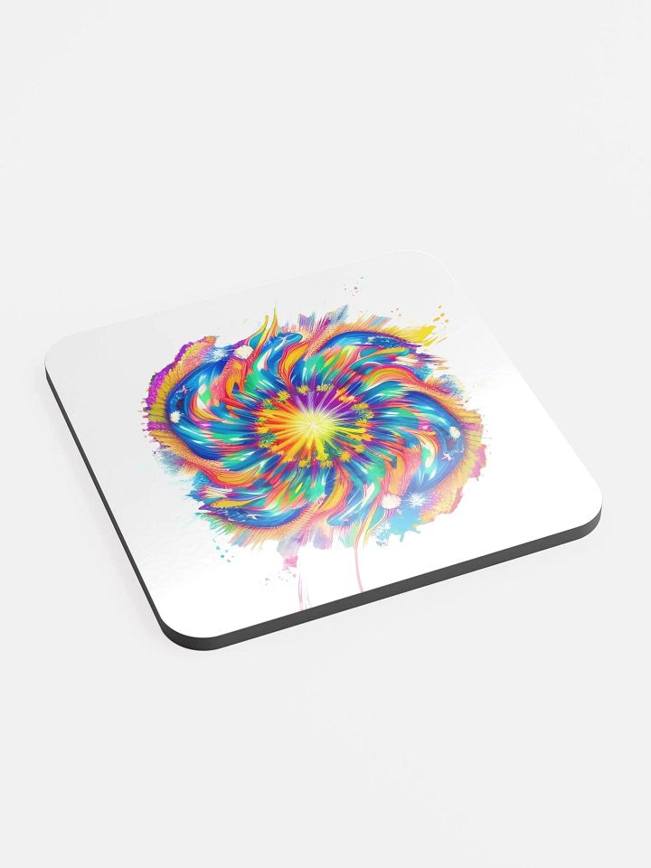 Radiant Swirls Cork Coaster Set product image (2)