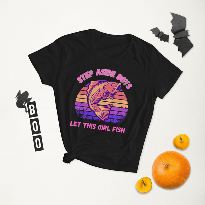 Step Aside Boys, Let this Girl Fish Tee Shirt product image (2)