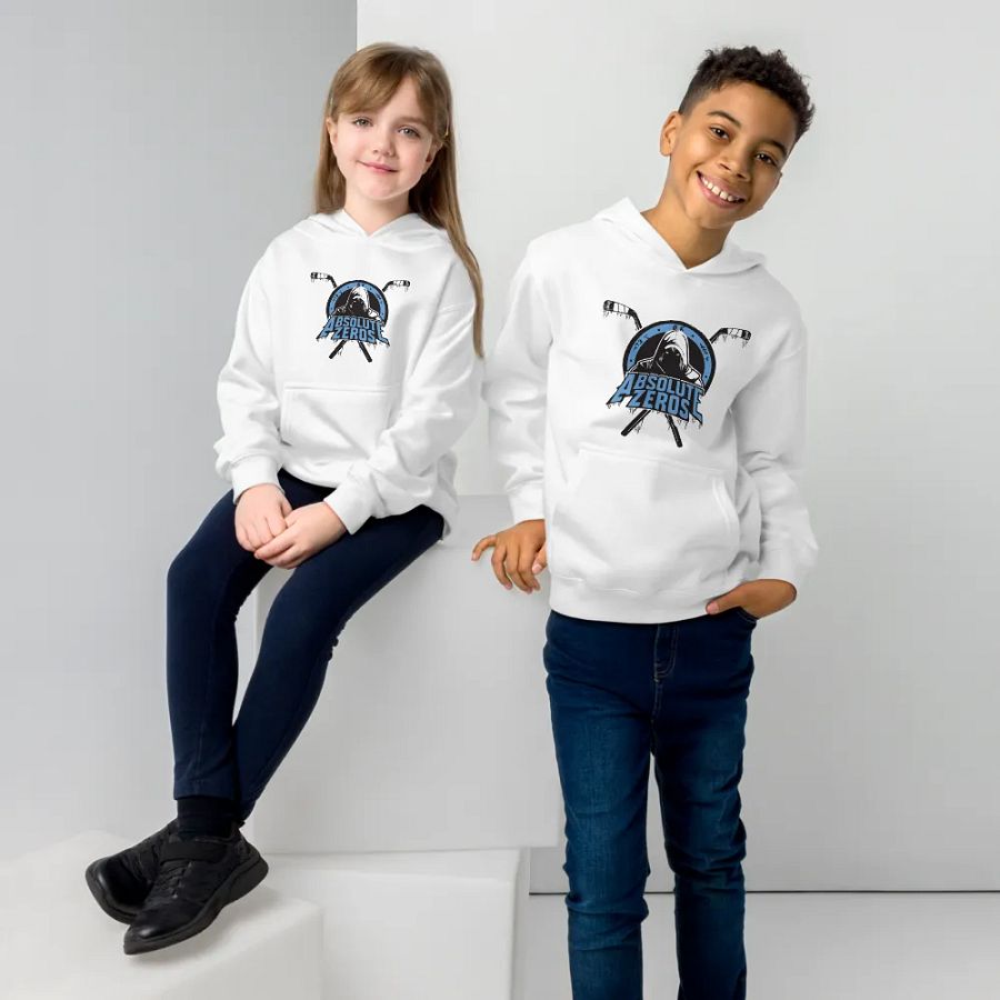 Cotton Heritage Youth White Pullover Fleece product image (11)
